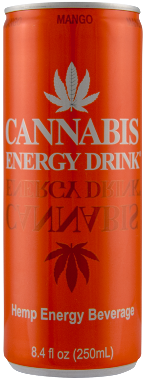 lattina di cannabis energy drink mango